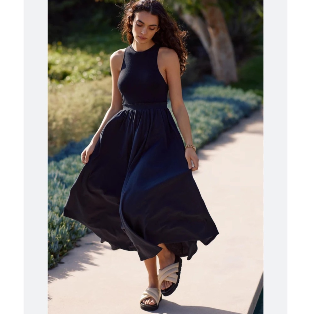 Anthropologie Daily Practice Jump-High Cut-Out Dress S - Picture 3 of 10